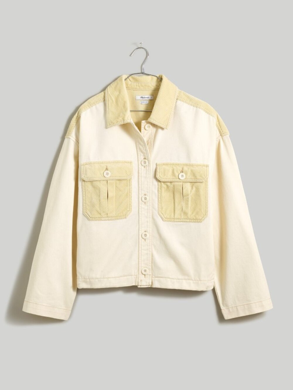 NWOT Madewell Chino Boxy Shirt Jacket - Picture 3 of 13